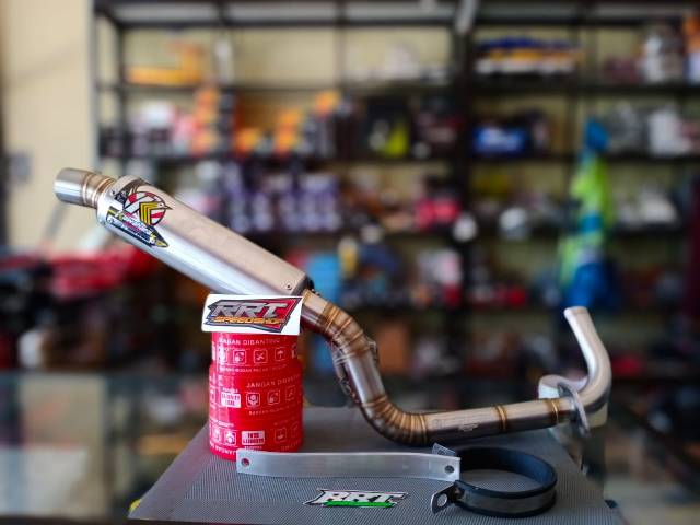 Exhaust Drag Mio OLD 200cc EX LURUS KAWAHARA FREE BREKET KNALPOT