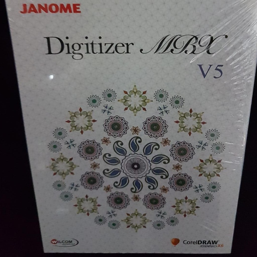 software mesin bordir komputer digitizer mbx v5 - janome by wilcom