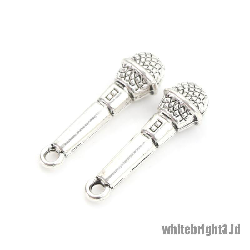 (white3) 2pcs Miniatur Alat Peraga Rumah Boneka Skala 1: 12 Bahan Metal