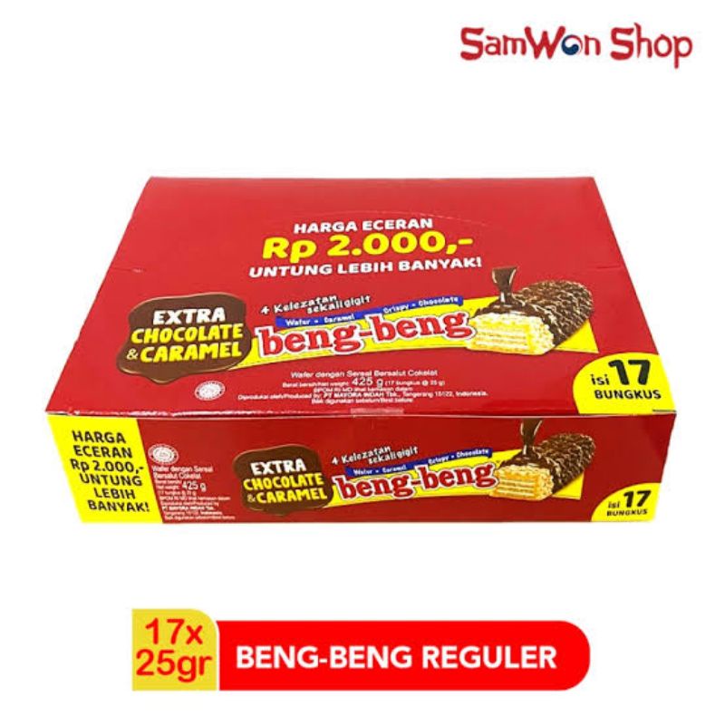 

SNACK COKLAT WAFER ISI BENG BENG