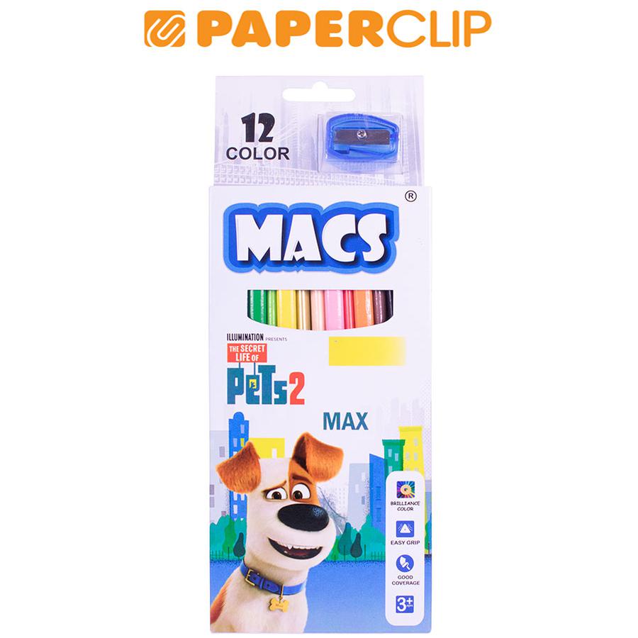 

PENCIL COLOUR / PENSIL WARNA MACS 12S PETS