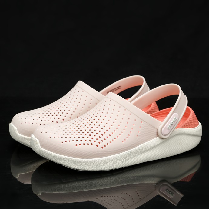 Crocs / Sandal Crocs / Crocs Literide / Literide / Sandal Pria / Lite Ride / Sepatu Sandal Perawat-PEACH