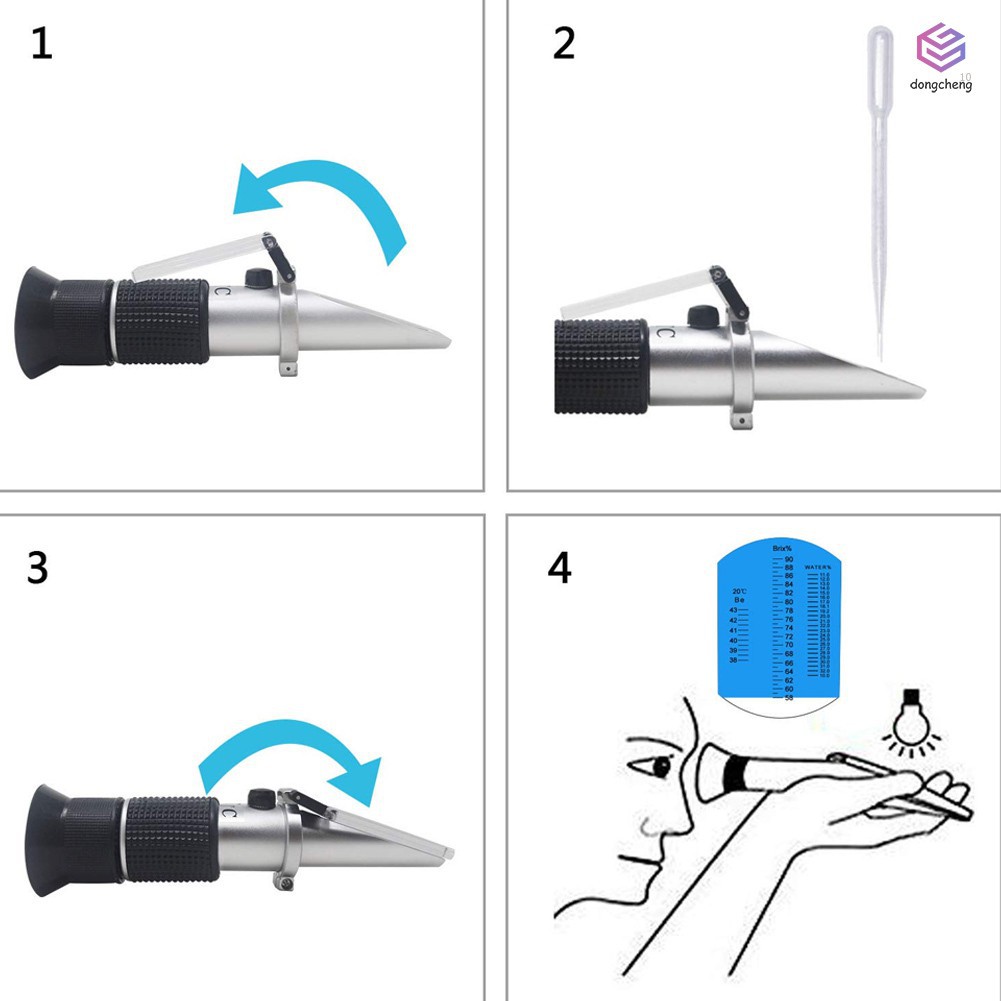 Salinity Refractometer 0-100% / Alat Ukur Kadar Garam