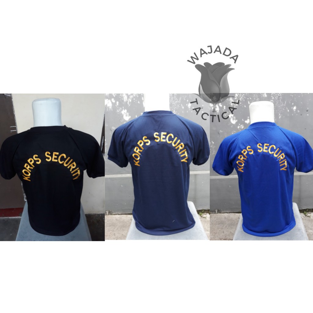 Kaos Pendek Security Satpam