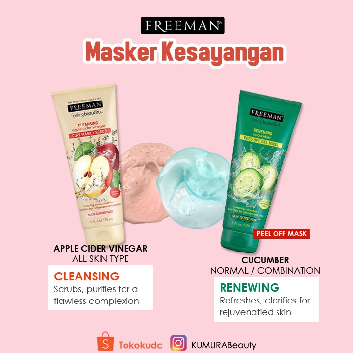 FREEMAN FEELING BEAUTIFUL MASK KHUSUS HONEYDEW ADALAH SLEEPING MASK FACE MASK TOKOKUDC