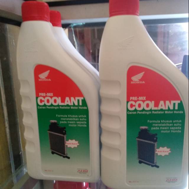 Air radiator/coolant asli merk honda uk.500 ml.untuk semua motor matic