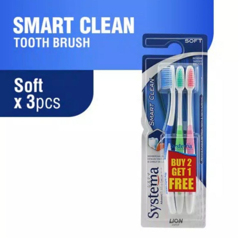 Sikat Gigi Systema Smart Clean Soft