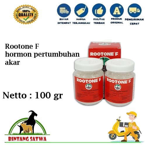 Hormon Pengatur Tumbuh Penumbuh Akar Tanaman ZPT Rootone F 100gr