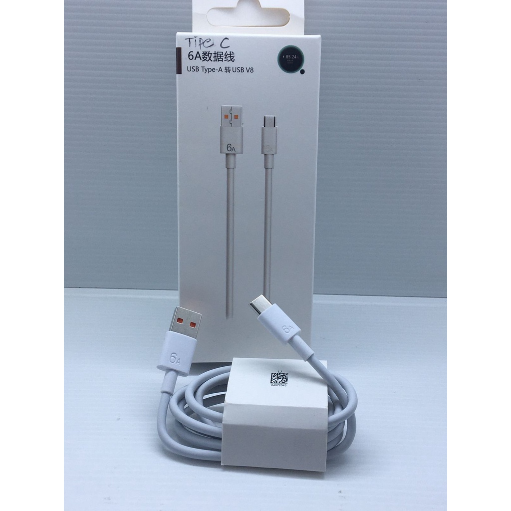 Kabel USB Type C 6A 66W Data Charger Fast Quick Charging / kabel data usb mirco / tipe c / kabel data fast charging