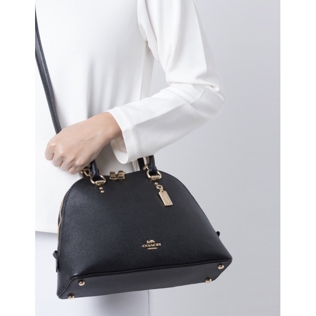 COACH KATY SATCHEL IN SIGNATURE CANVAS (F2553)