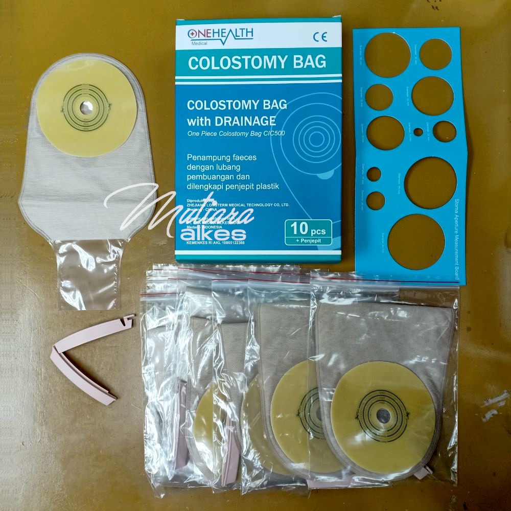 1BOX isi 10pcs - Kantong Kolostomi / Colostomy Bag Onehealth