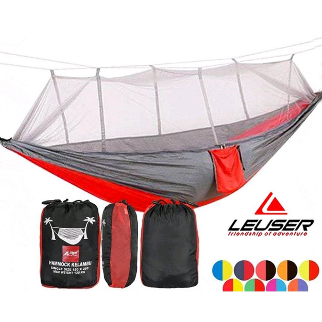 HAMMOCK REI SINGLE PLUS KELAMBU grab it fast