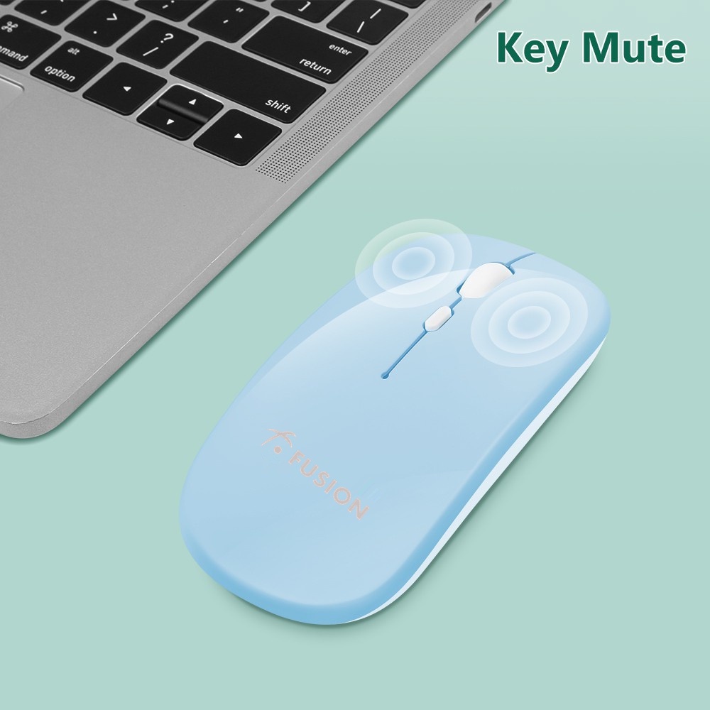 fusion Dual Mode 2.4Ghz Wireless Bluetooth 2 In 1 Cordless Mouse