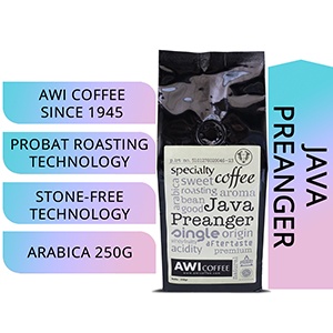 

KOPI SIDIKALANG | JAVA PREANGER NATURAL 250gr | Arabica Roasted Coffee | AWI COFFEE