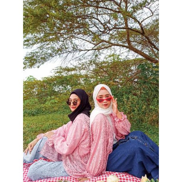 1KG MUAT 6PCS | FAIRY OUTER KARDIGAN BROKLAT BALONA HITS SELEBGRAM FASHION GROSIR WANITA MURAH