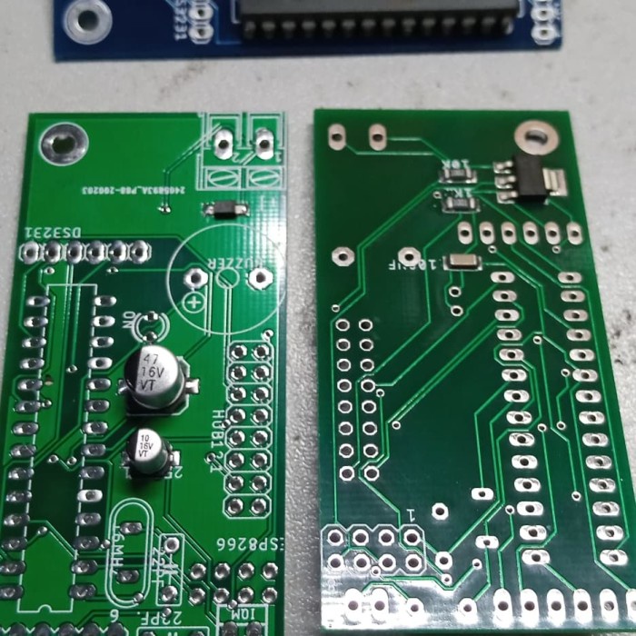 PCB jam waktu sholat atmega328 esp-01 DMD langsung tancap