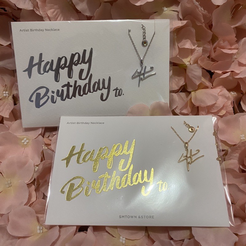 EXO CHANYEOL BIRTHDAY NECKLACE