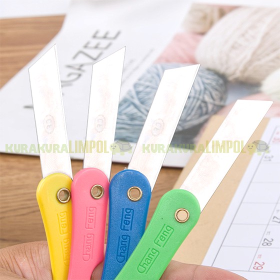 

Cutter Lipat Mini Pisau Kecil Warna Warni Serbaguna
