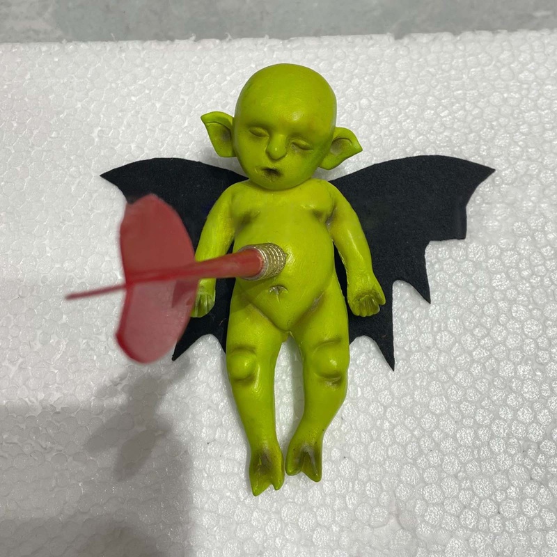 Zzz Mainan Dart Devil Magnetik Model Tempel Dinding Untuk Dekorasi Halloween
