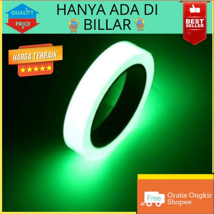

LAKBAN GLOW IN THE DARK PEREKAT SOLATIP SOLASI TAPE GLOWING BERCAHAYA DALAM GELAP BERSINAR ISOLASI