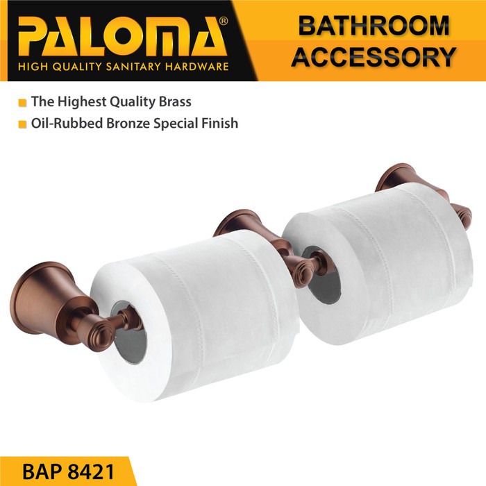 PALOMA BAP 8421 Tempat Tissue Toilet Holder Tisu Gulung Roll WC Mandi