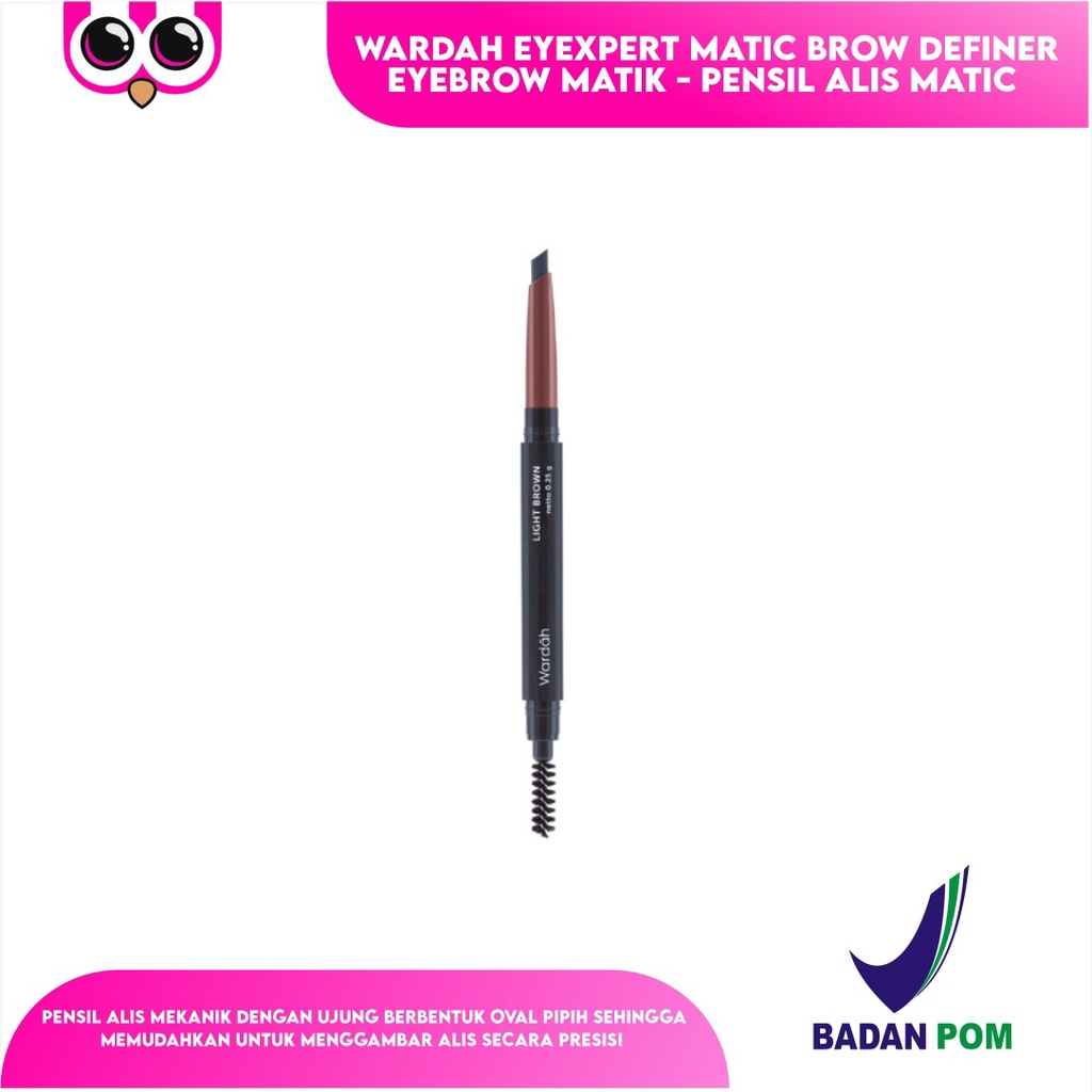 WARDAH EYEXPERT MATIC BROW DEFINER / EYEBROW MATIC / PENSIL ALIS