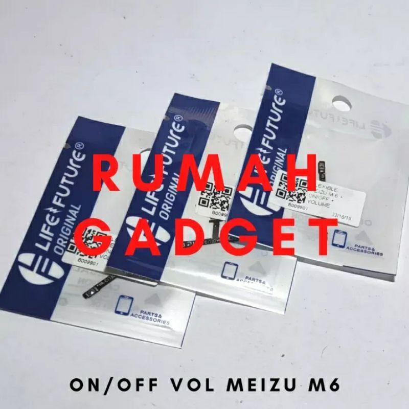 FLEXIBLE TOMBOL ON OFF VOLUME MEIZU M6