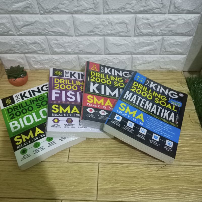 BUKU SMA THE KING DRILLING 2000 SOAL MATEMATIKA, KIMIA, FISIKA, BIOLOGI Untuk Kelas X, XI, XII-1