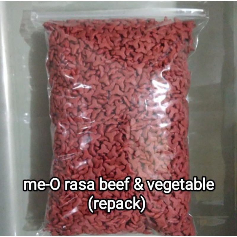 meo beef meo adult beef vegetable repack 500g