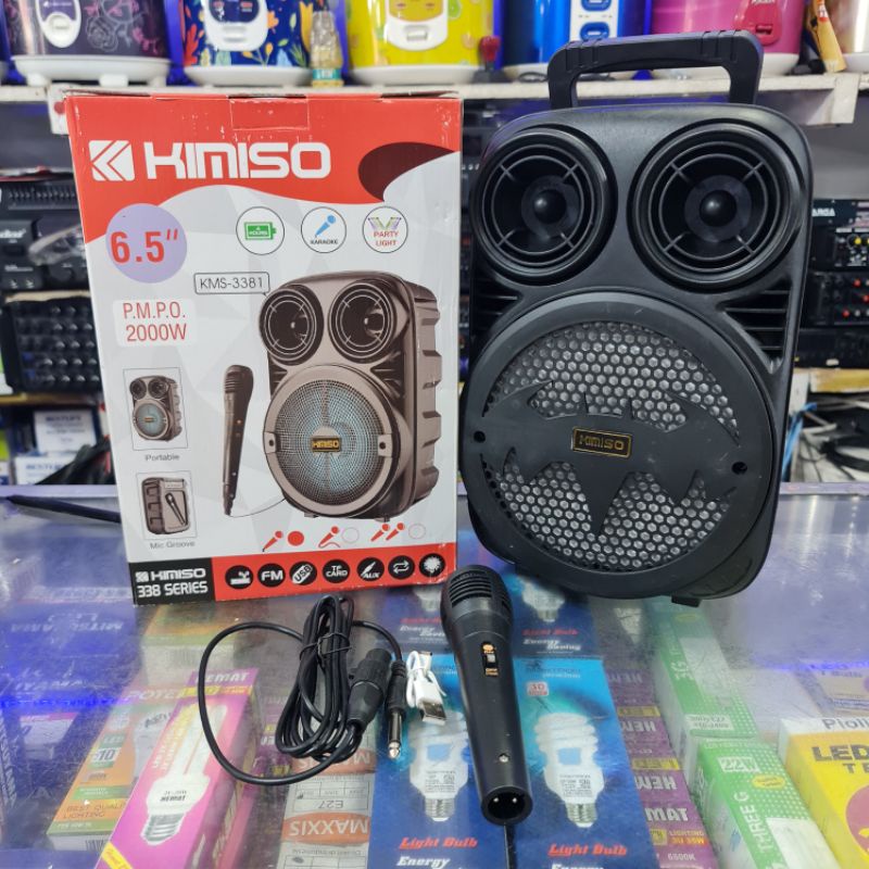 Speaker Kimiso 6,5in / speaker portable bluetooth 6,5inci / Speaker kimiso 6,5 inci