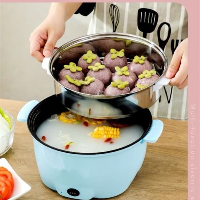 Panci Listrik Serbaguna Kukus Masak / Panci Listrik Multifungsi - Panci Serbaguna - Panci Elektrik