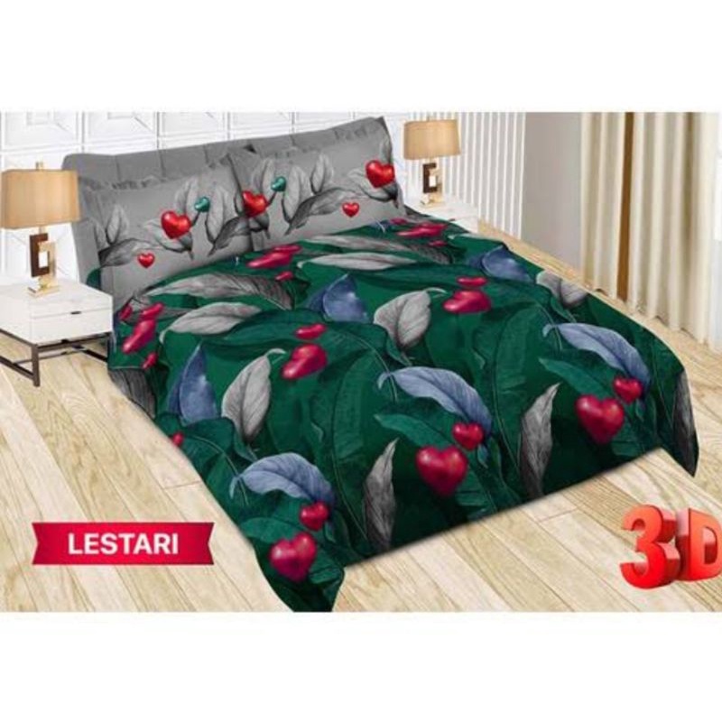 Sprei bonita 3d  no 1 uk 180x200 motif Lestari