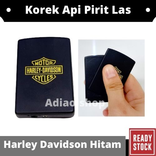 KOREK API SLIDE HITAM MOTIF HD