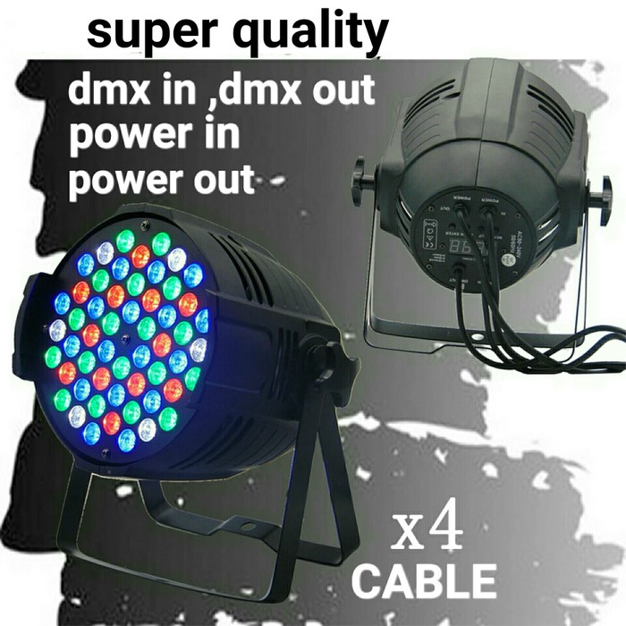 Lampu Par led 54x3watt RGBW 2LINE / lampu disco / lampu panggung