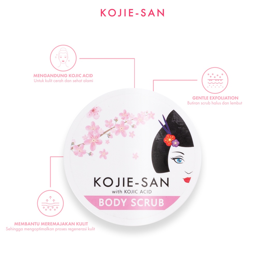 KOJIE SAN BODY SCRUB 250 ML BPOM