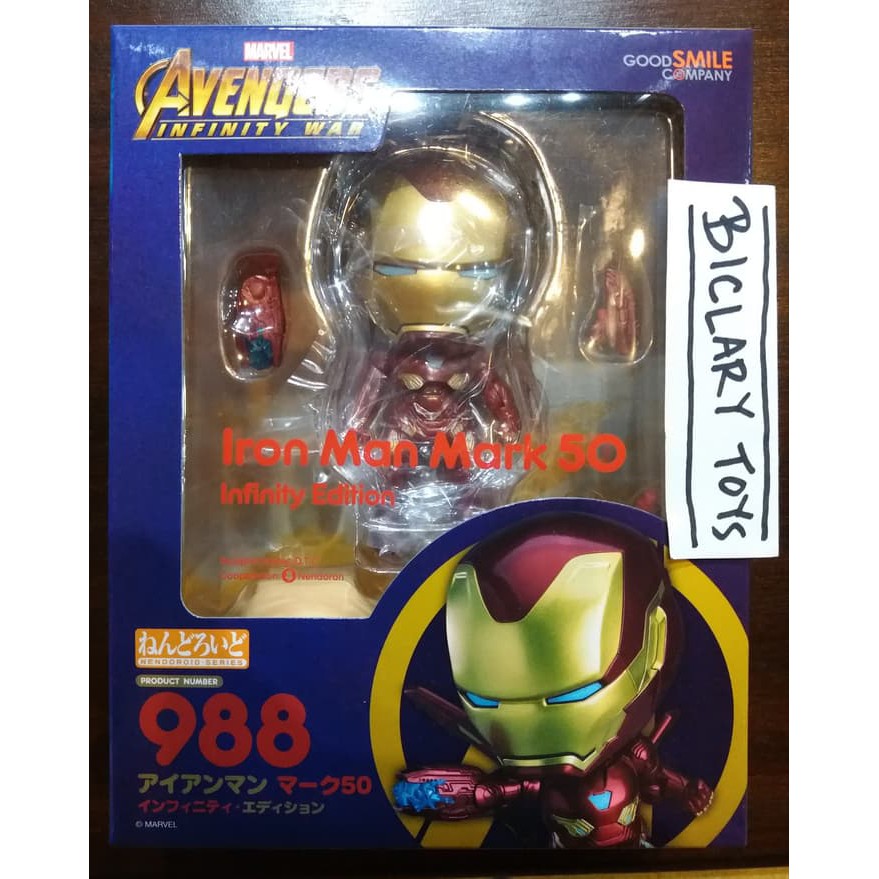 ORI ASLI Nendoroid Nendo Ironman Iron Man Mark L 50 Infinity War