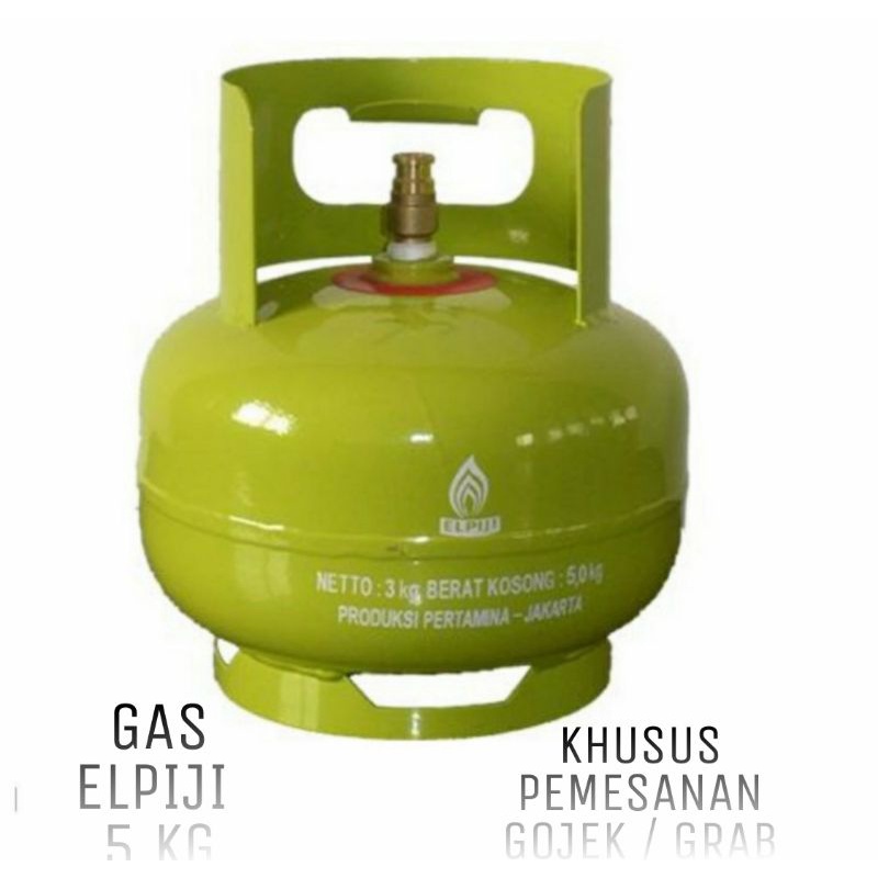 Tabung Gas 5 Kg / Tabung gas kompor / Tabung gas Elpiji ( Sudah Termasuk isi )