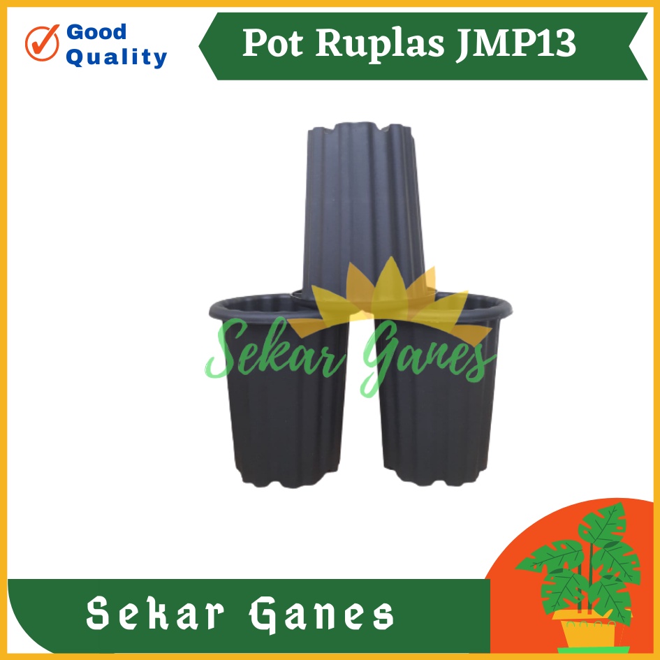 Pot Ruplas JMP 13 Hitam Mirip Pot Yogap 10 13 15 Putih Coklat Merah Bata Bening Transparan Pot Yogap 17 18 19 Pot Yogap Murah Pot Bunga Tinggi Pirus Tegak Bagus Tebal Pot Plastik Murah Grosir