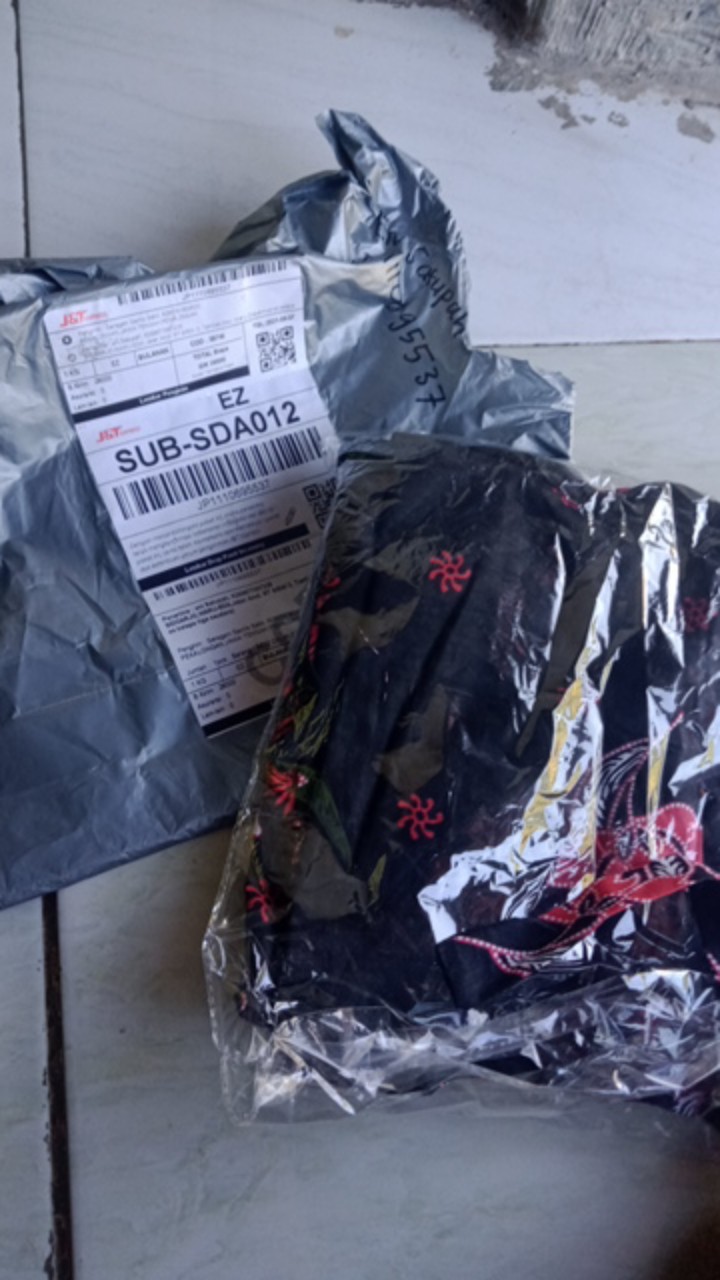 Bs37 Couple Atasan Batik Modern Pria & Wanita Full Katun M L Xl