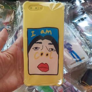 CUSTOM CASE SOFTCASE ANTICRAK / BLACKMATE( GAMBAR BEBAS