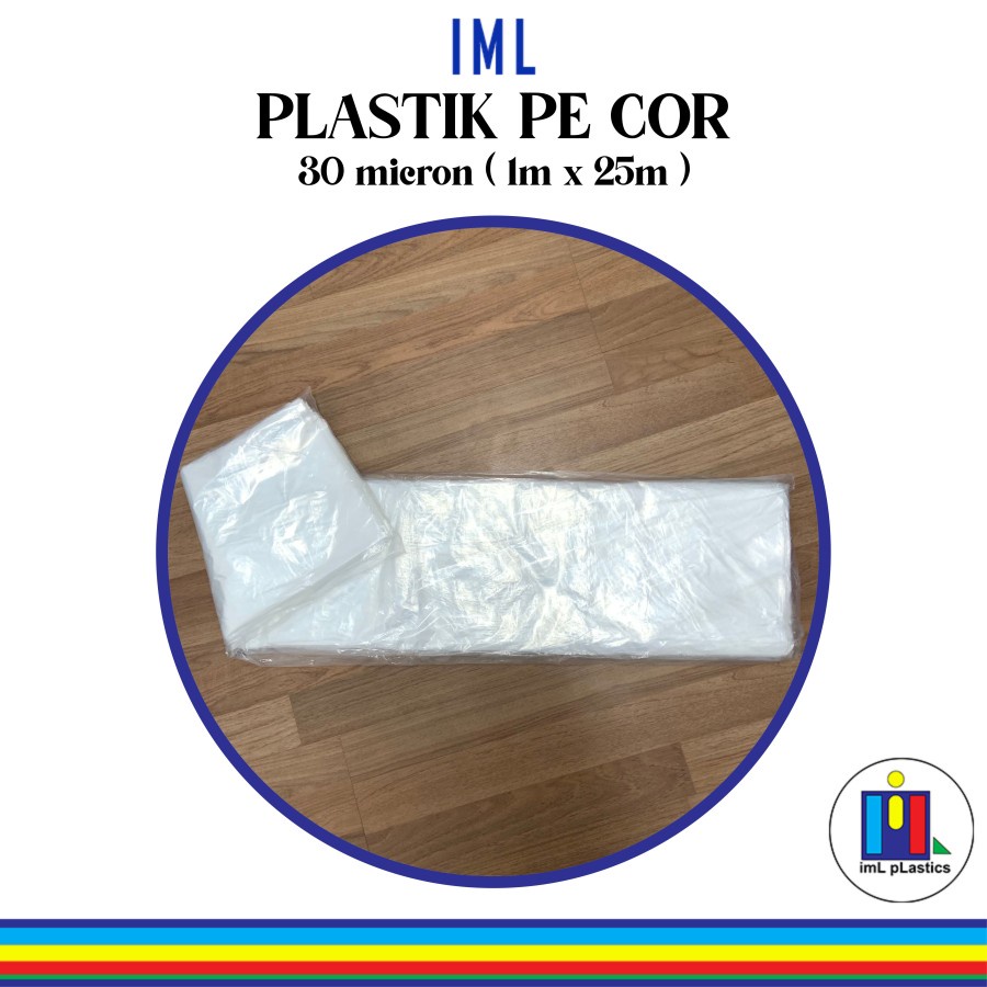 Plastik Lembaran PE Cor Double Layer / Rol - Lebar 1m