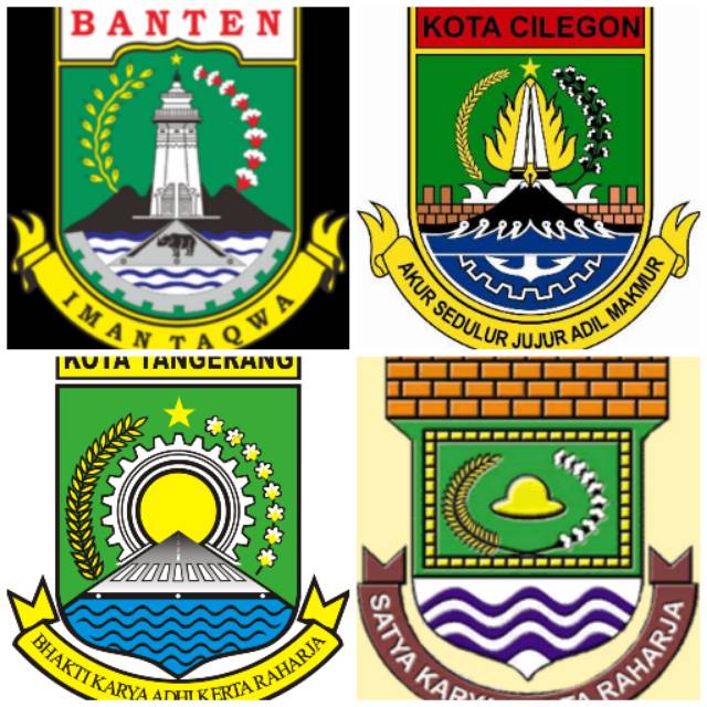 Badge Lambang Daerah Pemprov Banten Dki Jakarta Jawa Barat Shopee Indonesia