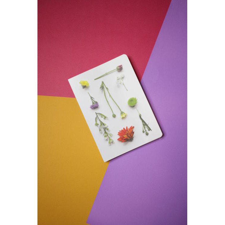 

Pocket Notebook - Notebook Kecil - White Flowers