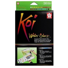 

Gramedia Bandung - Watercolor Sakura Koi 36 Pallette