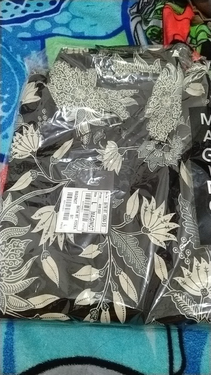 Maginot Kemeja Batik Pria Asoka-ss Lengan Pendek