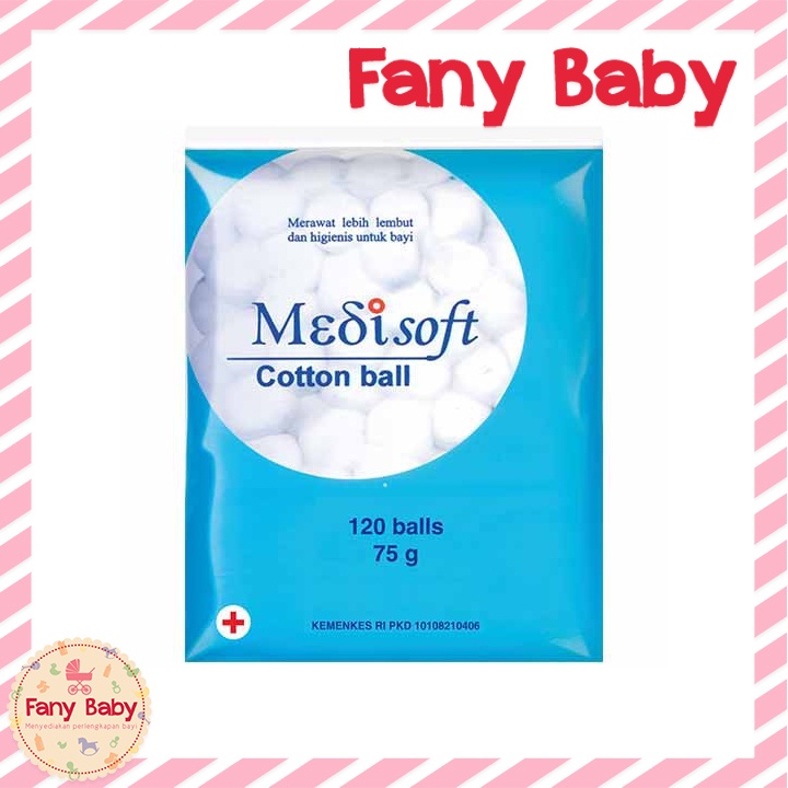 MEDISOFT COTTON BALL 75GR 120PCS