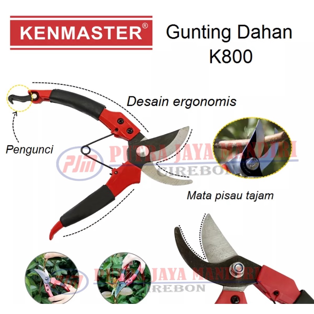 Kenmaster Gunting Dahan Prunning Shears Murah Gunting Kebun Garden Tools