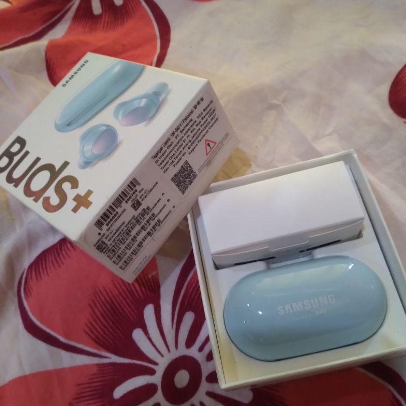 Samsung Galaxy Buds Plus biru/blue ORI SECOND GARANSI RESMI