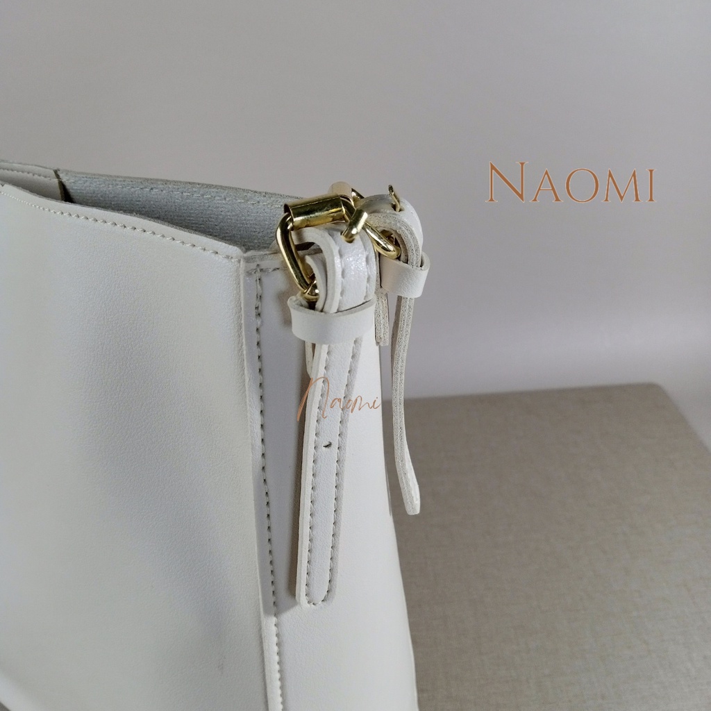 NAOMI - Poppy Shoulder Bag Import Premium Bag - Tas Bahu Wanita Kulit Sintetis - Tas Kerja - tas Besar - Big Size - tas naomi - naomi bag - women bag