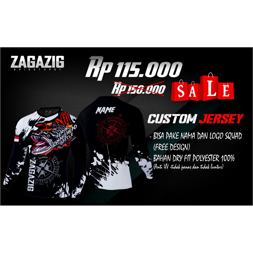 jersey mancing toman custom free nama dan logo komunitas